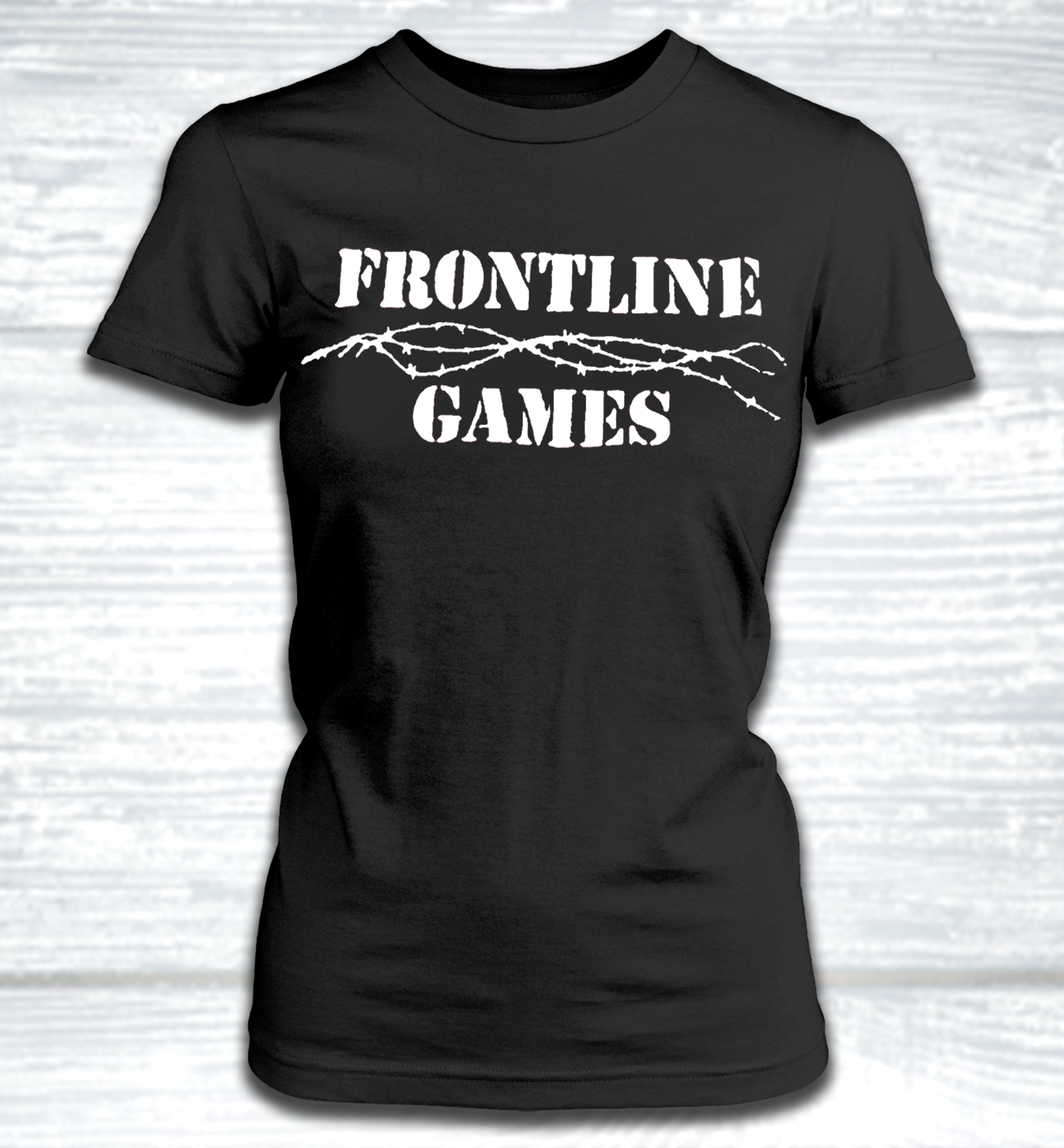 Frontline Games T-Shirt - v2 - Black - Womens